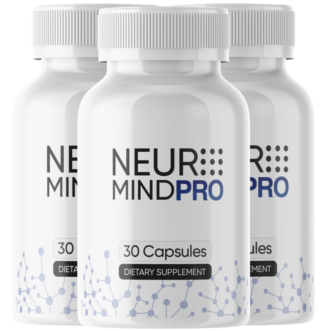 Three bottles of NeuroMind Pro